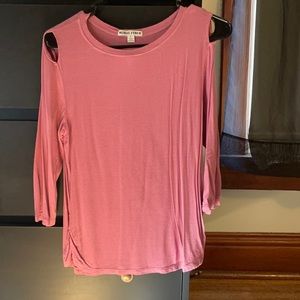 Large cold shoulder top